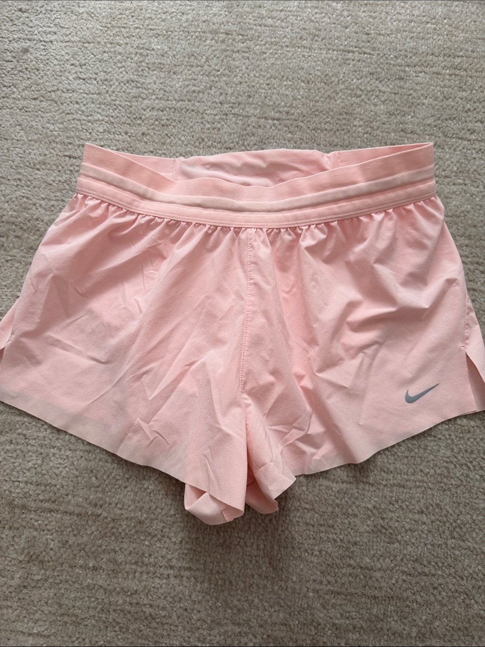 Nike Women’s Light Pink Performance Running Shorts